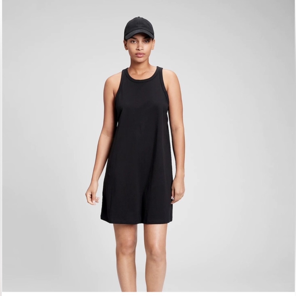 Gap black racerback dress